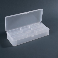 Органайзер для хранения маникюрных/косметических принадлежностей, с вложением, 19 &times; 7,5 см, цвет белый