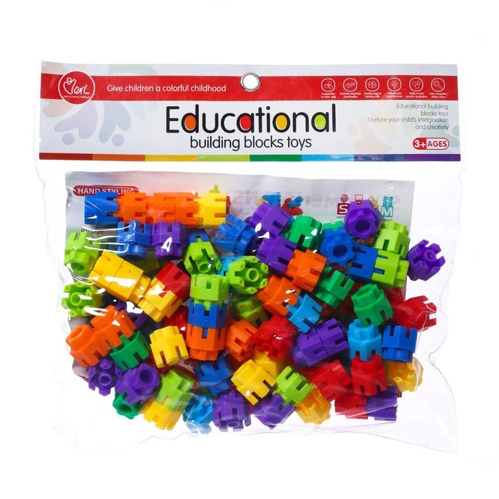 Конструктор обучающий &laquo;Объёмный пазл&raquo;, 98 деталей