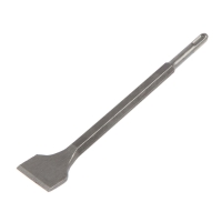 Зубило плоское для снятия плитки ТУНДРА, угол 10&deg;, SDS-plus, 14 х 40 x 250 мм