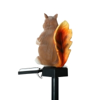 Садовый светильник на солнечной батарее &laquo;Белочка с орешком&raquo;, 41 см, 1 LED, свечение тёплое белое