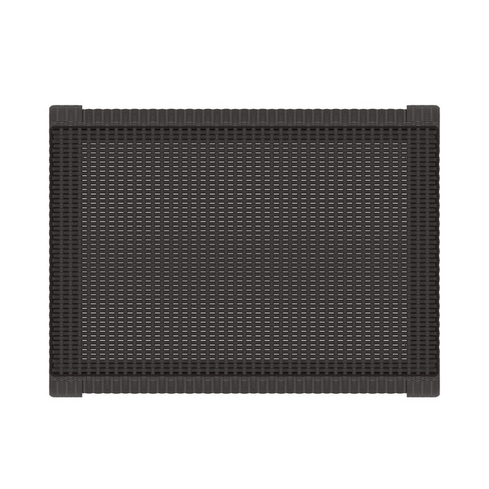 Стол "Ротанг", 76,5х57х42 см, цвет мокко