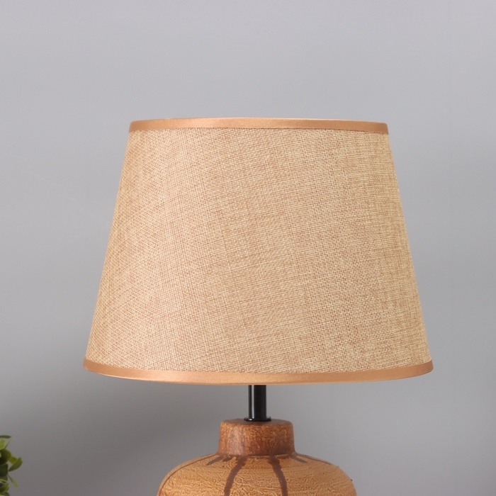 Лампа настольная "Кока" 1х40Вт Е27 карамель 25х25х38,,5см