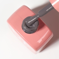 Гель лак для ногтей &laquo;SIMPLE&raquo;, 3-х фазный, 10 мл, LED/UV, цвет серый (114)