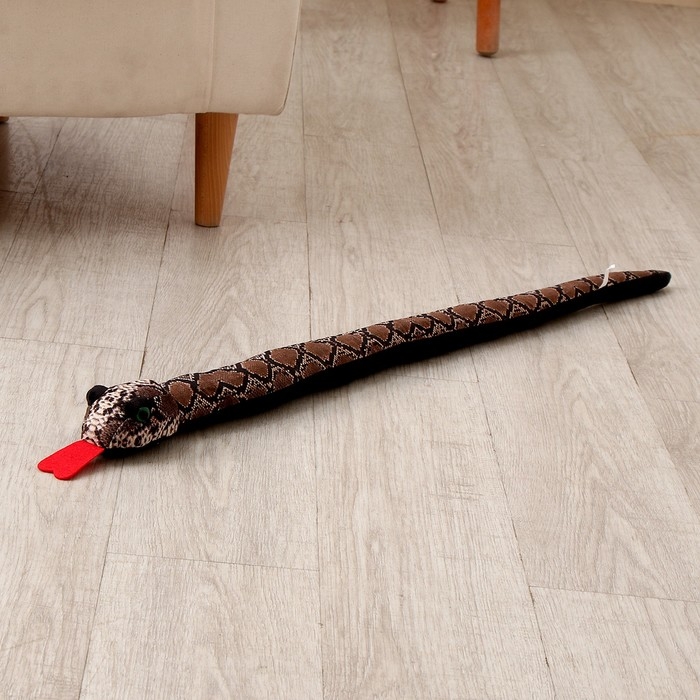 Мягкая игрушка &laquo;Змея&raquo;, 80 см, светлая полоска