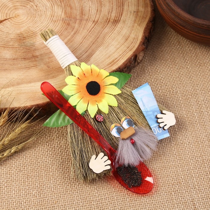 Оберег &laquo;Веник - домовой&raquo;, микс