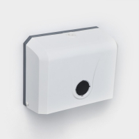 Диспенсер бумажных полотенец в листах, 26&times;12&times;22 см, цвет белый