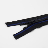 Молния &laquo;Трактор&raquo;, №8, разъёмная, замок автомат, 80 см, цвет чёрный/синий, цена за 1 штуку