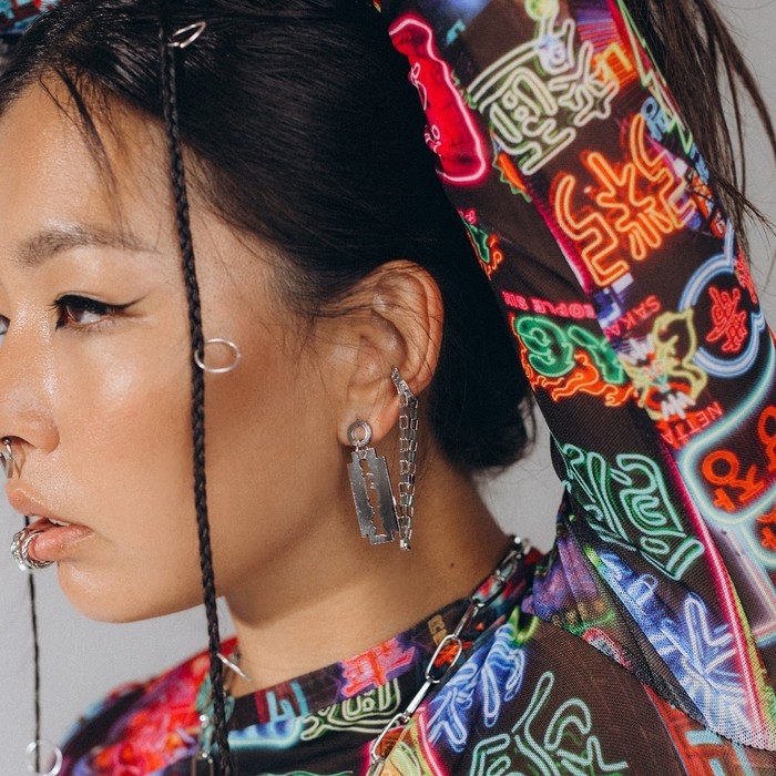 Хэллоуин! Серьги &laquo;Максимум&raquo; лезвие, цвет серебро