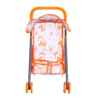 Коляска летняя для кукол &laquo;Лисички&raquo;, металлический каркас