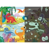 Пазл с фонариком &laquo;Динозаврики&raquo;, 63 детали