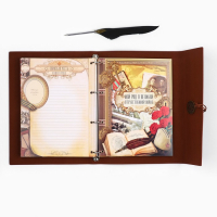 Родословная книга &laquo;Наш род&raquo;, с пером, 56 листов, коричневый, 35 х 25 см