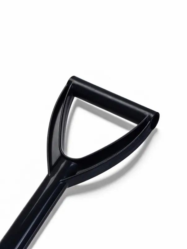 Лопата автомобильная пластиковая с черенком 210*700мм