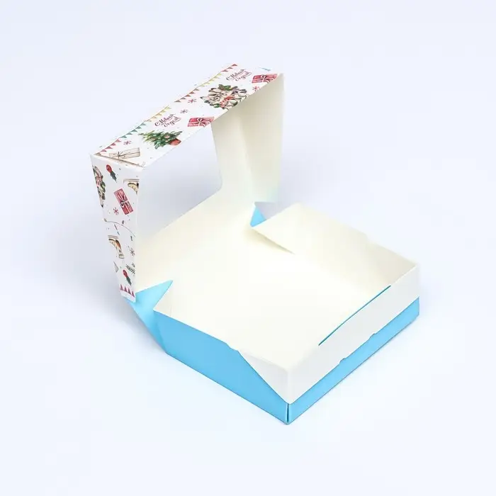 Коробка подарочная новогодняя складная &laquo;Открытка&raquo;, 10&times;8&times;3.5 см