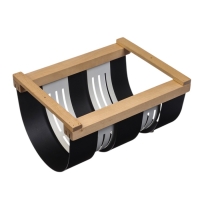 Подголовник анатомический для бани и сауны, деревянный, ольха и осина