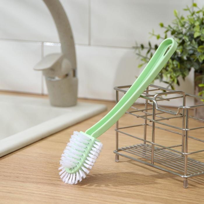 Щётка для посуды Доляна &laquo;Сфера&raquo;, 23&times;6&times;4 см, цвет МИКС