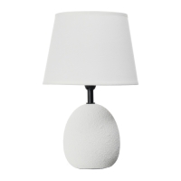 Лампа настольная "Притча" 1х40Вт Е14 белый 20х20х32см