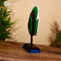 Сувенир "Рыба синяя" дерево на подставке 25х7х33 см