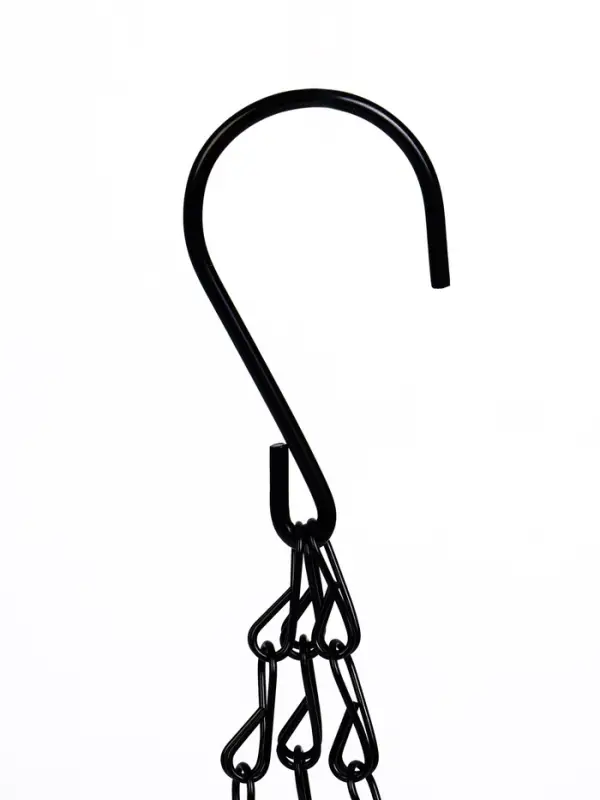 Кашпо подвесное d=15 см, с кокосовым вкладышем "Полусфера"