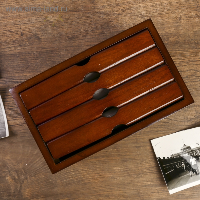 Фотоархив дерево на 96 фото 10х15 см+2 рамки 9х13 см "Раритет" коричн. вращ. 16,5х12х20,3см