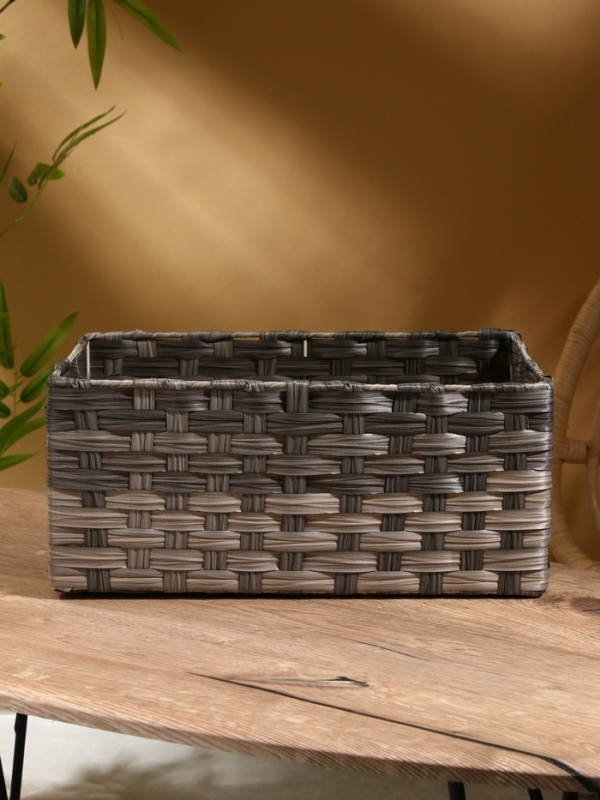 Корзина плетеная 40х29х17 см, пластик