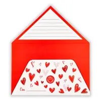 Открытка в форме конверта &laquo;Тому, кого люблю&raquo;, 12 х 18 см