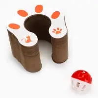 Когтеточка - игрушка "Пижон" из гофрокартона "Бублик", 11 х 11 х 7 см