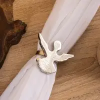 Кольцо для салфеток "Ангелочек" алюминий 6,5х5х4 см