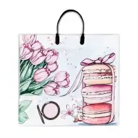 Пакет &laquo;Знак внимания&raquo;, полиэтиленовый с пластиковой ручкой, 37&times;34 см, 90 мкм