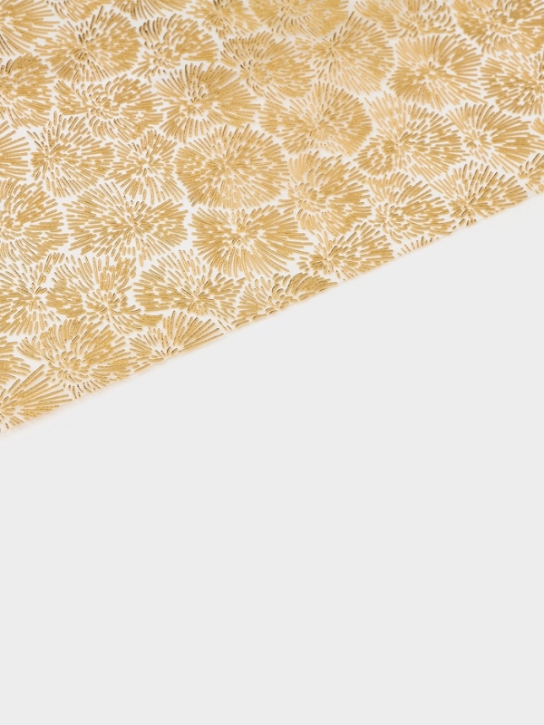 Салфетка сервировочная на стол Доляна &laquo;Салют&raquo;, 45&times;30 см, золотая