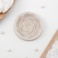 Молд &laquo;Прекрасная роза&raquo;, силикон, 5,7&times;5,7&times;1,2 см, цвет МИКС