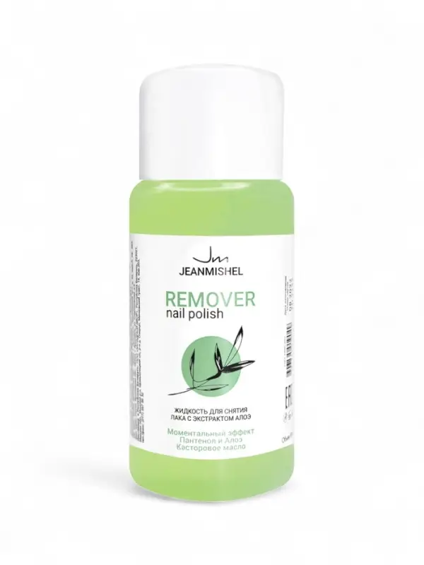 Жидкость для снятия лака JEANMISHEL с ацетоном, 60 мл
