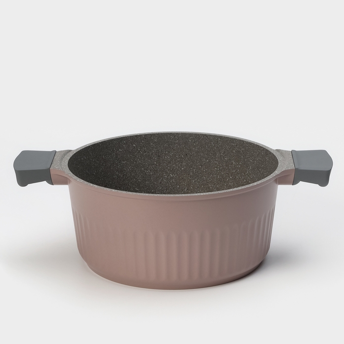 Кастрюля Stella, 3.2 л, d=23 см, h=11 см, стеклянная крышка, антипригарное покрытие