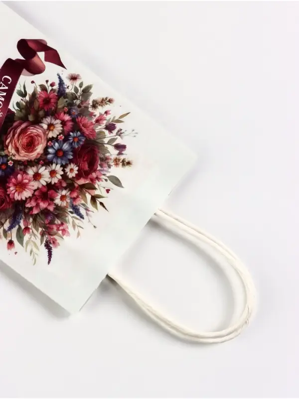 Пакет подарочный крафт &laquo;Самой нежной&raquo;, 12&times;6&times;16 см