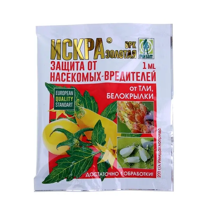 Инсектицид &laquo;Искра Золотая&raquo;, средство от колорадского жука, ампула, 1 мл