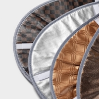 Чехол на сиденье для унитаза на липучках Доляна &laquo;Плюша&raquo;, 37&times;42 см, цвет МИКС