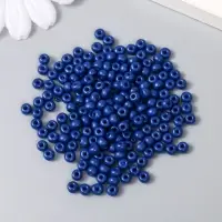 Бисер стекло 6/0 "Ультрамариновый" 15 гр