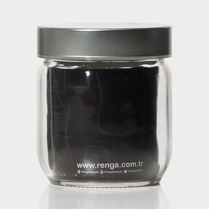 Банка стеклянная для сыпучих продуктов с металлической крышкой &laquo;Вока&raquo;, 380 мл