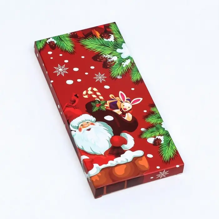 Коробка для шоколада без окна &laquo;Дед Мороз&raquo;, 17.1&times;8&times;1.4 см