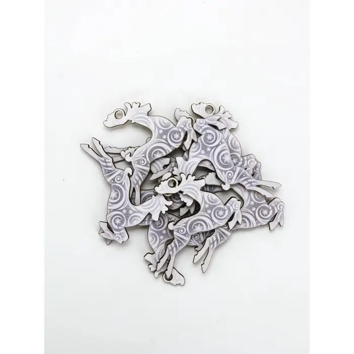 Подвеска деревянная "Олень" , 10 шт.