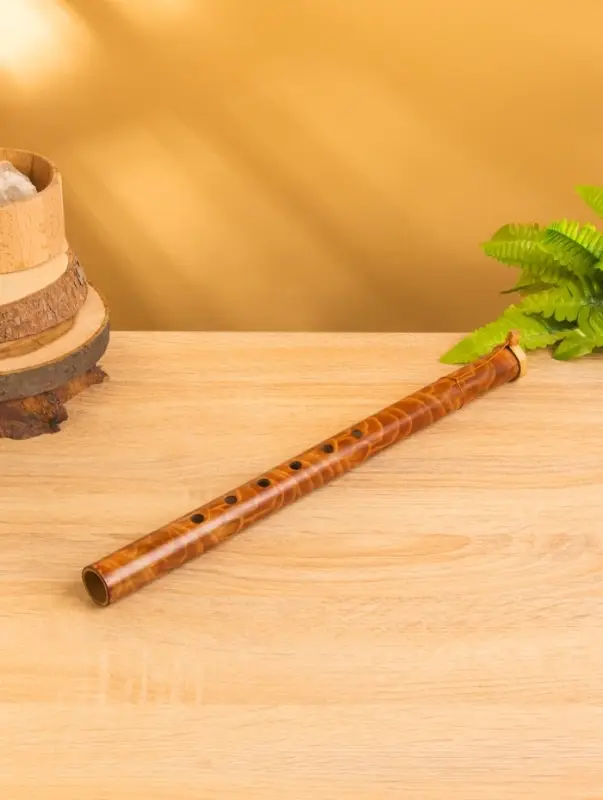Сувенирный музыкальный инструмент "Флейта" бамбук, цв. коричневый, 40х3х3 см
