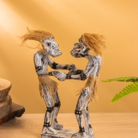 Сувенир &laquo;Аборигены танцоры&raquo;, 17&times;7.5&times;21 см, дерево