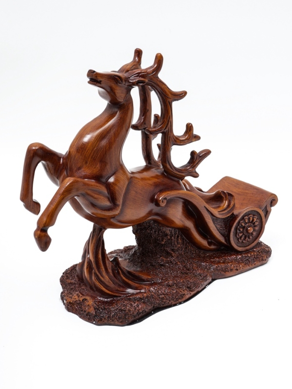 Подставка для бутылки "Олень" под дерево, 17.12.28см