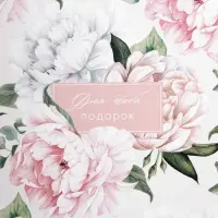 Бумага упаковочная глянцевая &laquo;Подарок от всего сердца&raquo;, 50 х 70 см