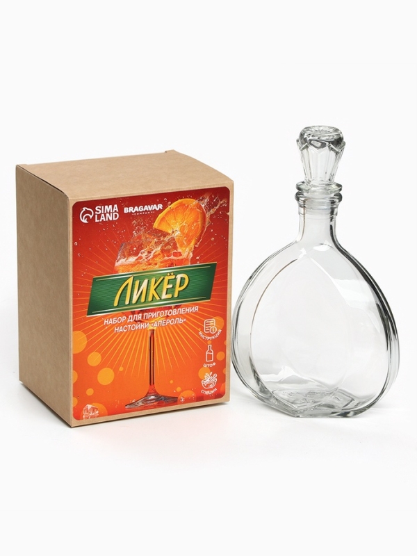 Набор для приготовления настойки &laquo;Ликёр: апероль&raquo;, набор специй, штоф