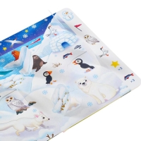 Книга картонная с окошками &laquo;Найди, открой, покажи!&raquo; 10 стр.