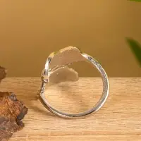 Кольцо для салфеток &laquo;Листья&raquo;, 5&times;5&times;5 см, алюминий