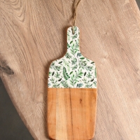 Доска разделочная прямоугольная "Оливковая ветвь" дерево манго 41х18 см