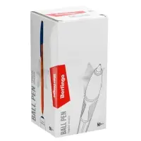 Ручка шариковая Berlingo Tribase Orange, стержень синий 0.7, корпус оранжевый