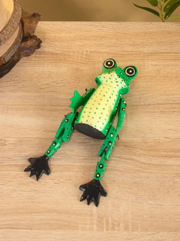 Сувенир &laquo;Лягушка&raquo;, висячие лапки, 25 см, дерево, МИКС