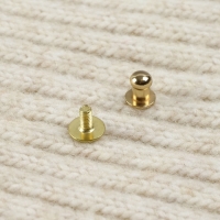 Бирка с кнопкой, с тиснением, &laquo;Мандала&raquo;, 8 &times; 1.5 см, набор 10 шт, молочные